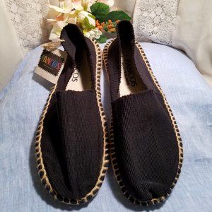 Flat Black Espadrilles